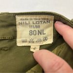 Nili Lotan Cropped Military Jogger Pant‎ Womens Size 2 Green Zipper Pockets Photo 1