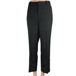 Banana Republic  Black High Rise Career Cropped Straight leg Dress Pants Size 8 Photo 0