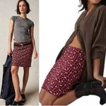 Free People  IRL Floral Mini Skirt Womens Size 4 Plum Combo‎ Photo 1