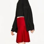 ZARA Ribbed Mini Skirt Bright red (XS) Photo 2