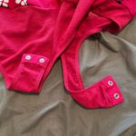 Free Press  Pink Floral Wrap Front Bodysuit Photo 4