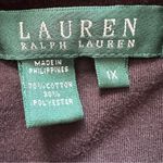 Ralph Lauren LRL Women's Velour Brown Full Zip Up Track Jacket Size 1X Photo 1