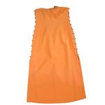 Gianni Bini Elegant Orange Strapless Dress Photo 2