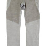Outdoor Voices  Gray Tan Stripe Cropped Leggings‎ Women's Size Small Photo 0
