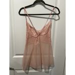 Victoria's Secret Lace Sheer Lingerie Tonight Light Pink Size Medium Babydoll Photo 1