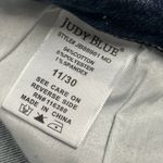 Judy Blue  Kick Flare Jeans Womens 11 30 Medium Wash Ankle Stretch Frayed Hem Photo 4