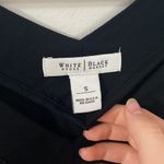 White House | Black Market black v-neck smocked detailing tunic tank top size S Photo 6