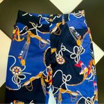 Lauren By Ralph Lauren Vintage 90s Preppy Nautical Pants Anchor Rope Flags sz 8 Photo 3