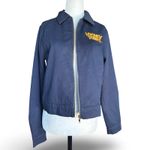 Looney Tunes Bugs Bunny Zip Jacket Navy Thats All Folks Cotton Cropped Small Photo 7