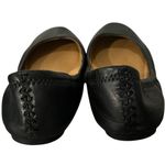 Lucky Brand  Erin Black Leather Ballet Flats 7.5 Photo 4