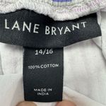 Lane Bryant Women's Size 14/16 Striped Cotton Maxi Skirt Long Casual Spring Photo 5