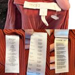 Maje  Milan Long Ribbed Cardigan Sweater Terracotta Cotton Knit Coat 1 Small EUC Photo 5