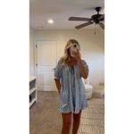 Free People Bop Around Stripe Romper in Oxford Combo Size X-Small Photo 2
