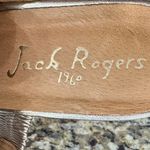 Jack Rogers  Lauren Mid Wedge Cork slide Sandals gold leather size 10 Photo 5