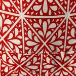 BODEN AMELIE JERSEY DRESS IN FLAME SCARLET / FLORAL MOSAIC SIZE 12 Long Red Photo 10