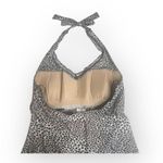 Papillon new Blanc š® Bustier Halter Top š® Eyelash Lace Trim š® Leopard š® L Photo 4