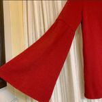 Kaari Blue Sz small red bell sleeve fleece blouse by  Photo 1