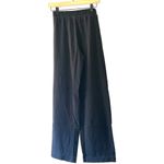 ZARA ‎ Tie-Front Wide-Leg Black Trouser Pants Size S Photo 2