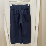 Free People  FP BEACH Wide Leg Cropped Pants Size Small Petite blue Photo 2