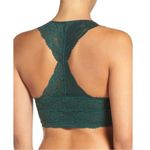 Free People Intimately  Galloon Lace Racerback Bralette Green Women's Size M Photo 1