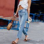 MOTHER SUPERIOR The Tomcat The Confession Cropped Jeans Size 28 Blue Photo 2