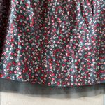 American Eagle Floral Strapless Dress Photo 5