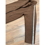 Carole Wren Teddy Coat Brown Sherpa Long Coat Women's XL Double Breasted Photo 7