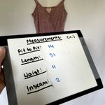 Mossimo Supply Co. marron white heathered summer romper v Photo 5