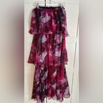 Petal and Pup  Floral Strapless Pink and Purple Dress Size Medium NWT Photo 4