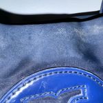 Tory Burch  Tote Bag‎ Navy Nylon Patent Small Purse See Photos Photo 2