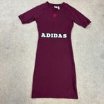 Adidas Originals Women's Logo Play Dress Burgundy Red Size S Photo 1