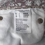 American Eagle Women's Floral Straight Leg Jeans Size 2 Photo 4