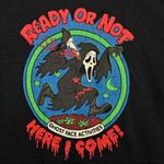 Ghost Face Ready Or Not Here I Come Scream Movie T-Shirt L  Photo 1