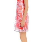 Nanette Lepore NWT Waldorf Girl Sheath Orange Crepe w/Lavender Lace Dress 10 Photo 13