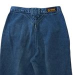 Rockies Vintage Western High Waist Bareback Pleated Denim Jeans 9/10 (26 x 34.5) Blue Photo 6