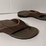 Abeo brown flip flop sandal shoe women size 7 Photo 2