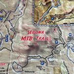 MANKY CLOTH MAPS SEDONA MOUNTAIN BIKE TRAILS Photo 3