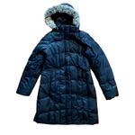 Eddie Bauer Goose Down Ski Lodge Puffer Parka Jacket Coat Womens Small Photo 13