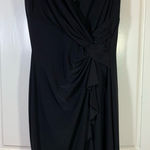 Ralph Lauren Lauren  LBD Sheath Dress Size 8 Sophisticated Stretchy Special Event Photo 0