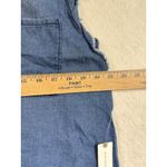 Anthropologie PILCRO  Flounced Tunic Dress Chambray Fray Hem L Photo 11