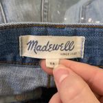 Madewell light wash painter edition boy shorts with paint splatter size 28 Photo 88