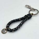 Bottega Veneta Authentic Bronze Intrecciato Braided Leather Loop Handle Key Ring Photo 0