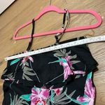 Billabong large strapless romper, black with floral print Photo 9