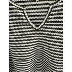 Evaless Green‎ & Cream Striped Textured Knit Top Size L Green Size L Photo 3
