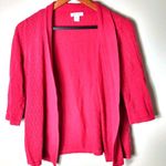 Hampshire Studio Berry Red Cotton Jacket M Petite Size undefined Photo 0