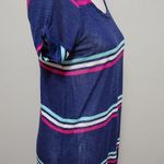 Splendid  navy hermosa stripe slub short sleeve tee size medium Photo 1