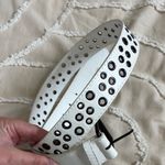 White Belt with Black Grommets Photo 0