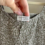 Paper Crane Smocked Floral Blouse, Puff Sleeve Green Fall Top, Size Medium Photo 9