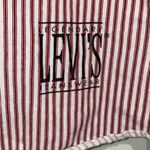 Levi's Red and White Striped Casual Shirt Photo 1