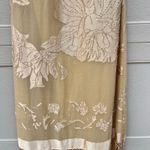 Sue Wong Nocturne Silk Beaded Halter Dress Gold Sz 8 Fringe Flapper Gatsby 30s Photo 2